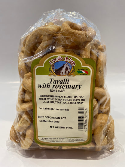 Il Tarallo Di Palo - Taralli With Rosemary - 14 oz