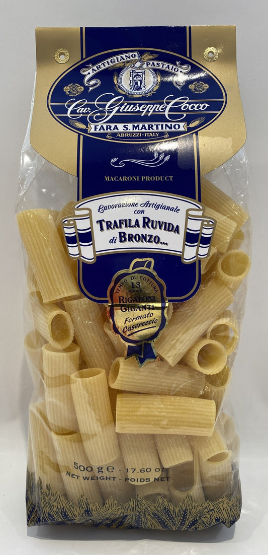GIuseppe Cocco - Rigatoni Giganti - 500g (17.6 oz)