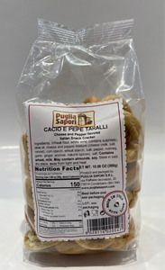 Puglia Sapori - Taralli Cacio & Pepe - 10.58 oz