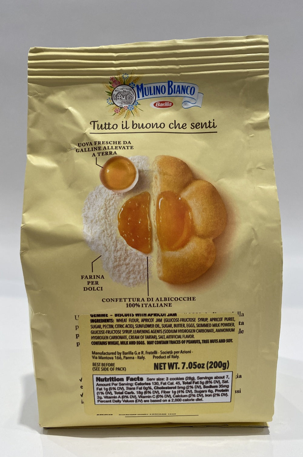 Mulino Bianco - Gemme - Confettura Di Albicocche - 7.05 oz