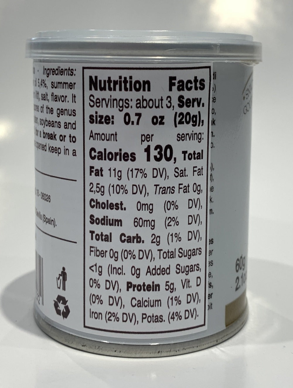 Tartufi Jimmy - Truffle Peanuts Salted - 60g (2.1 oz)