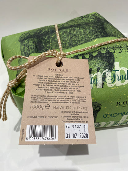 Borsari - Colomba Crema Al Pistacchio - 1000g (35.2 oz)