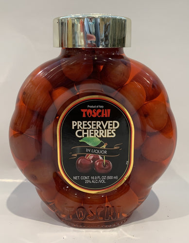 Toschi - Preserved Cherries In Liquor - 500g (17.64 oz)