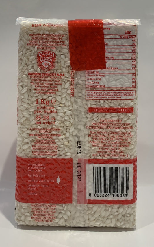 Ceriotti - Riso Arborio - 35.28 oz