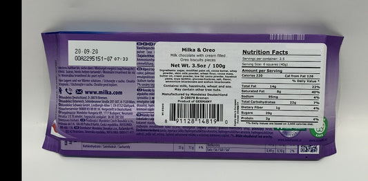 Milka - Oreo - 100g (3.5 oz)