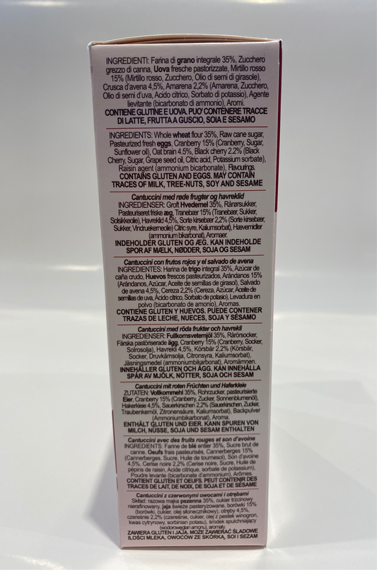 Pan Ducale Italy - Cantuccini Di Frutti Rossi & Crusca D'Avena - 6.35 oz