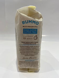 Rummo - Mezzi Rigatoni # 51 - Pasta - 400g (14.10 oz) (Gluten Free)