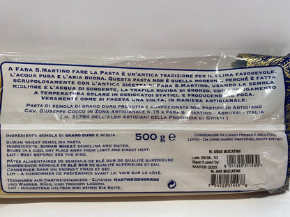 Giuseppe Cocco - Bucatini - 500g (17.6 oz)