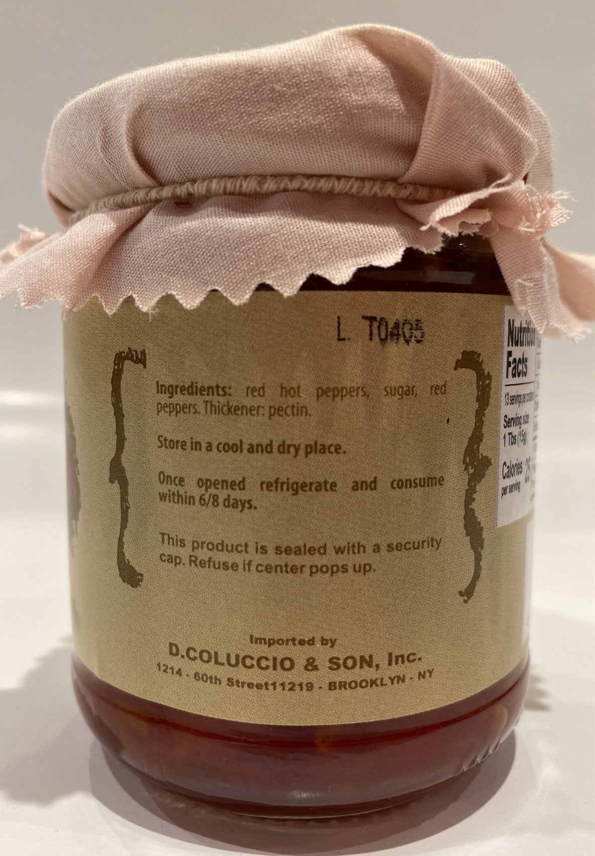 Coluccio - Hot Pepper Spread - 7.1 oz