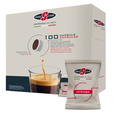 Essse Caffe - Intenso Capsule  (100 Capsule) - Compatible for Lavazza Point