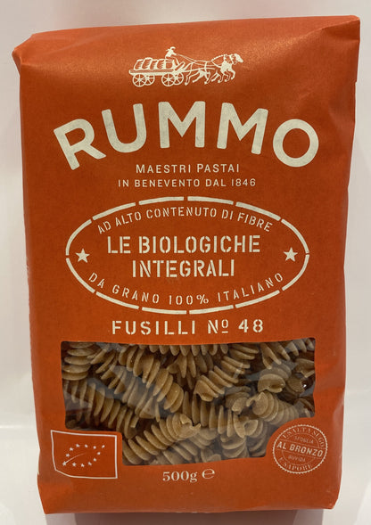 Rummo - Fusilli #48 - Pasta - 500g (17.6 oz) (Organic Whole Wheat)