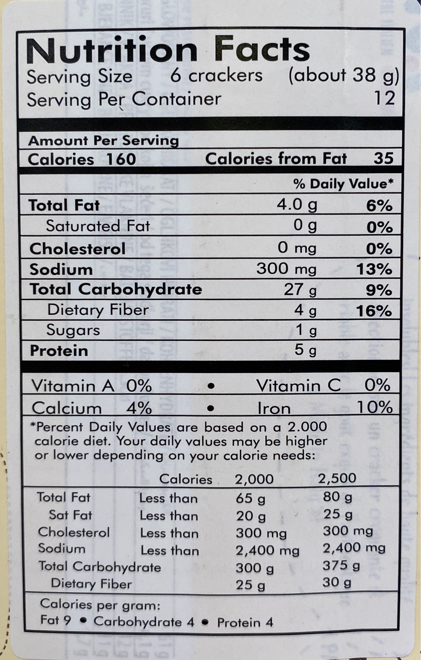 Misura - Whole Wheat Crakers Fibextra - 13.6 oz