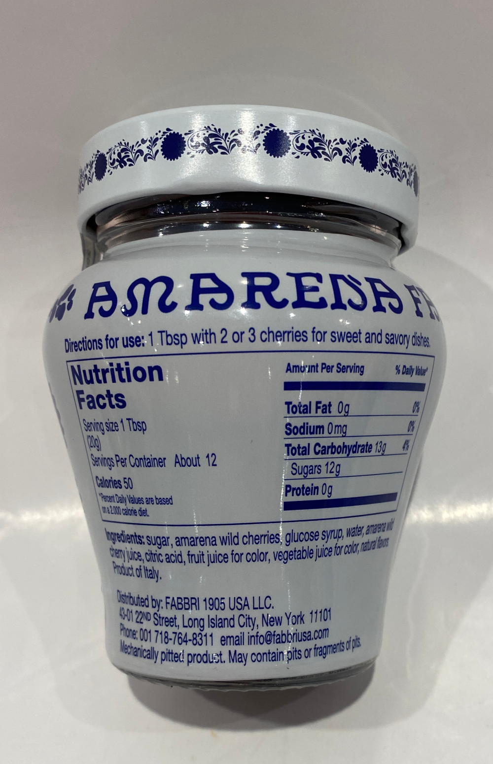 Fabbri - Amarena -  Wild Cherries In Syrup - 8.1 oz