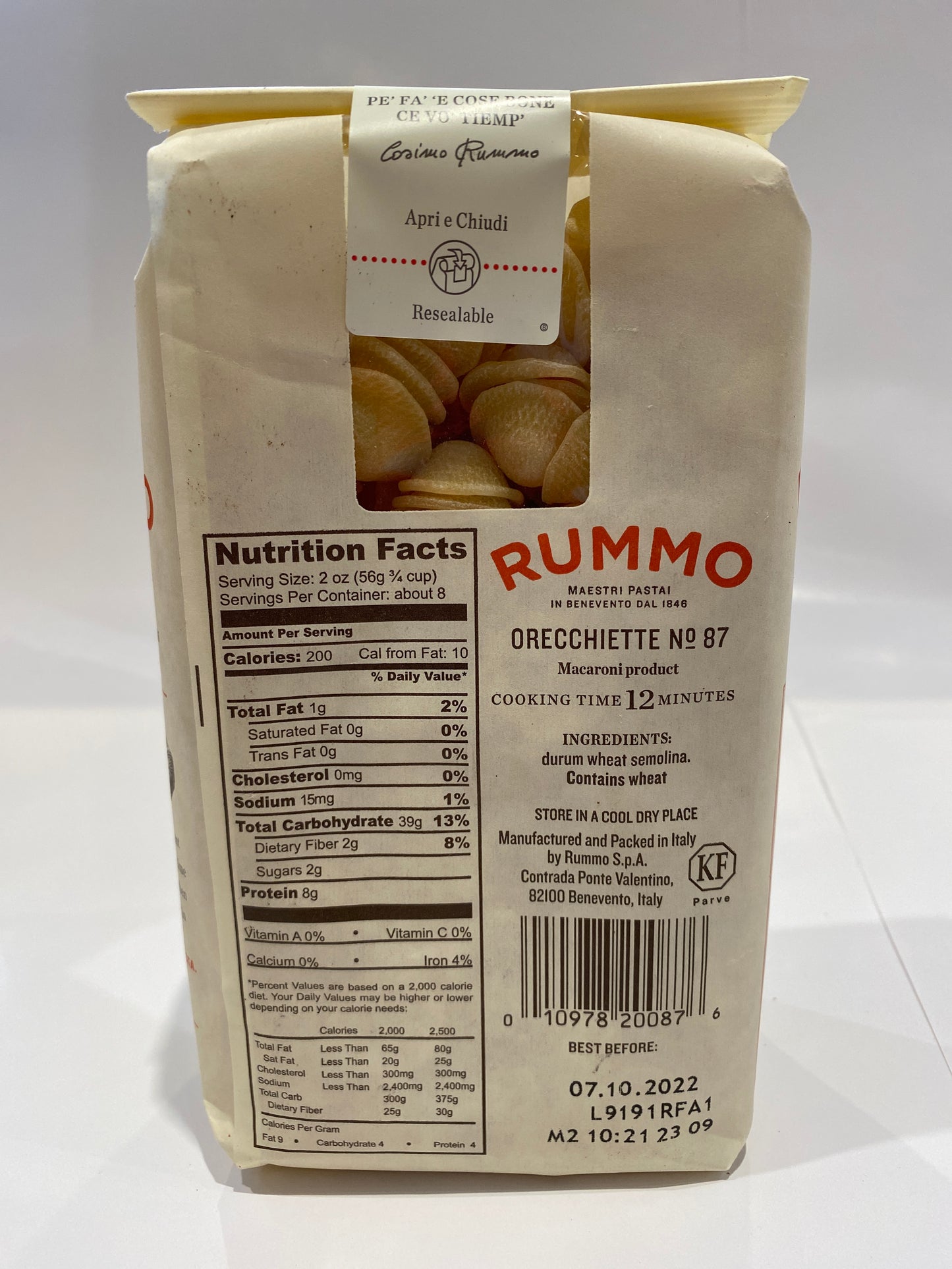 Rummo - Orecchiette #87 - Pasta - 454g (16 oz)