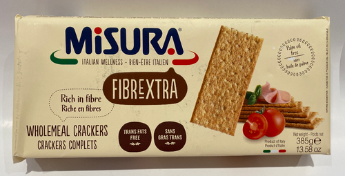 Misura - Whole Wheat Crakers Fibextra - 13.6 oz