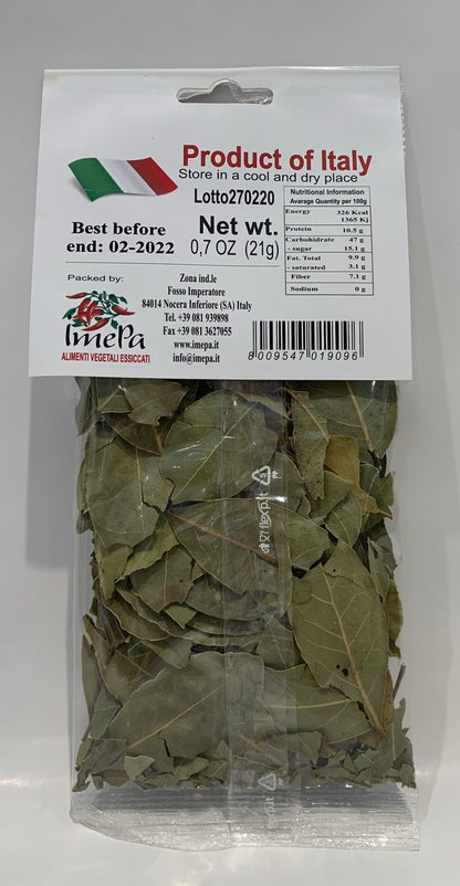 Marinella - Genuine Italian Dried Bay Leaf - 21g (0.7 oz)