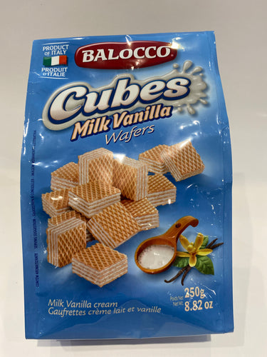 Balocco - Cubes Milk Vanilla Wafers - 8.82 oz