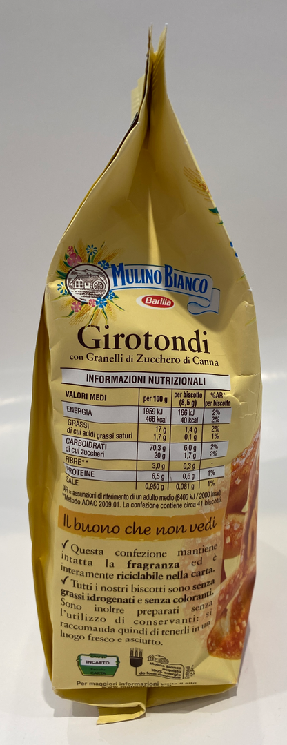 Mulino Bianco - Girotondo - Granelli Di Zucchero Di Canna - 12.3 oz