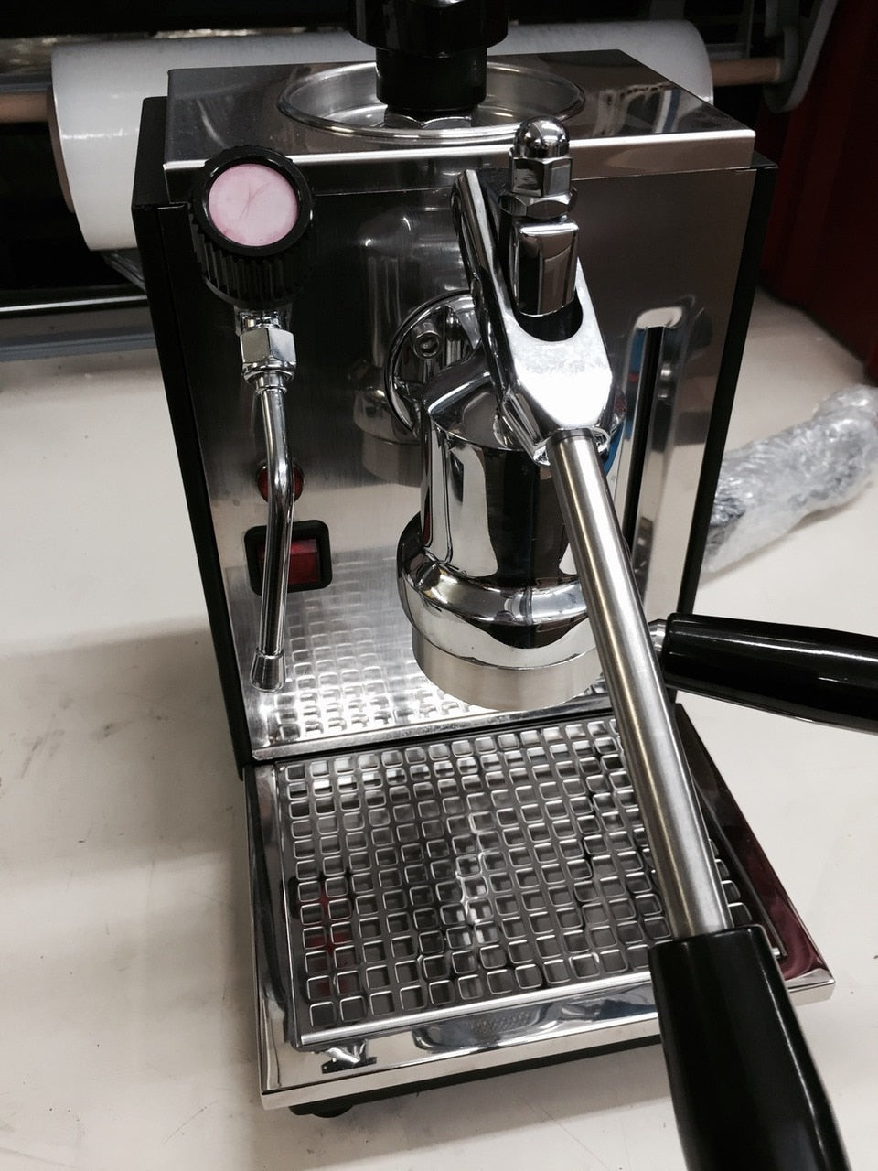 SOLD --- 1990 Cremina Refurb with new style group head, new portafilter, and new drip tray.