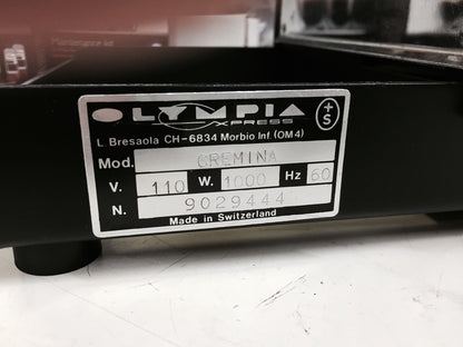 SOLD --- 1990 Cremina Refurb with new style group head, new portafilter, and new drip tray.