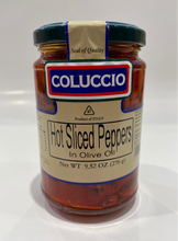 Coluccio - Hot Sliced Peppers In Olive Oil - 9.52 oz
