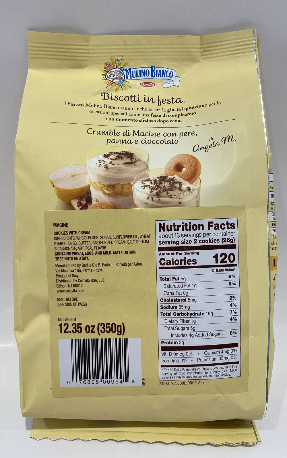 Mulino Bianco - Macine - Panna Fresca - 12.35 oz