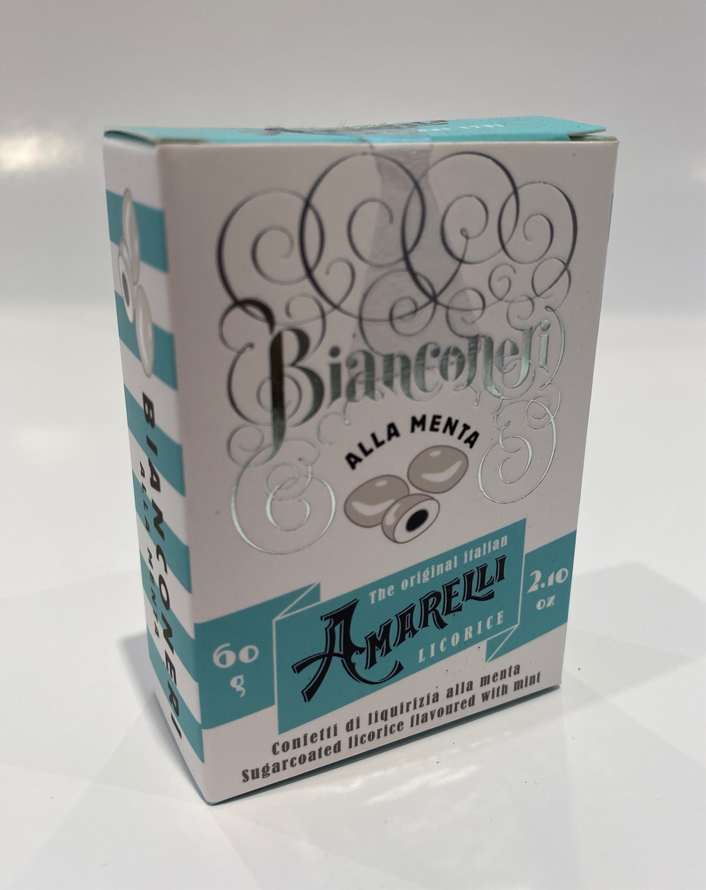 Amarelli -Bianconeri Liquirizia Alla Menta - 2.10 oz