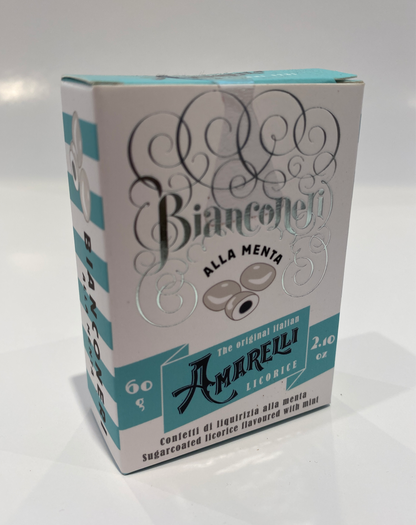 Amarelli -Bianconeri Liquirizia Alla Menta - 2.10 oz