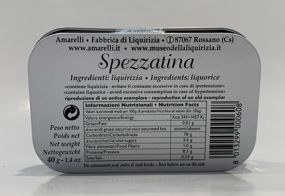 Amarelli - Liquorice Rossano - 40g (1.4 oz)