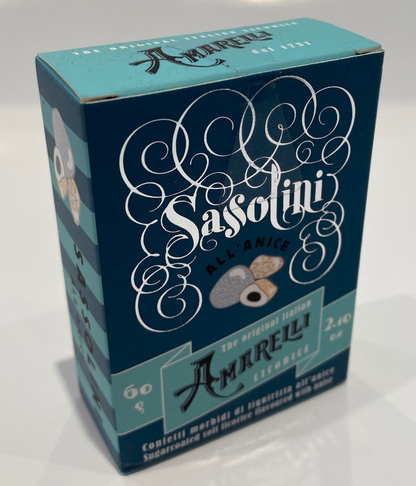 Amarelli - Sassolini - Liquirizia All'Anice - 2.10 oz