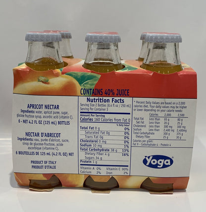 Yoga Apricot Small Juice - 750ml (25.2 fl oz)