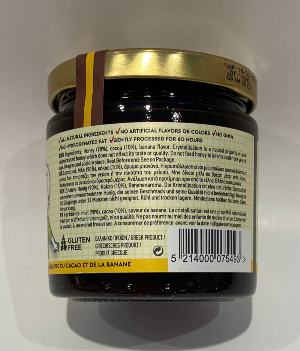 The Bee Bros - Honey Spread - With Coca & Banana - 10.6 oz