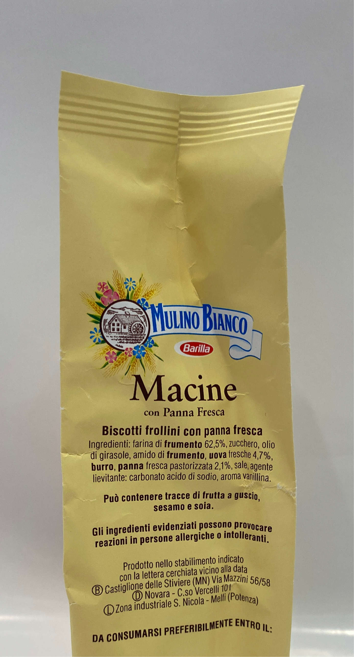Mulino Bianco - Macine - Panna Fresca - 12.35 oz