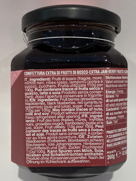 Fiasconaro - Berry Fruit Extra Jam - 360g (12.69oz)