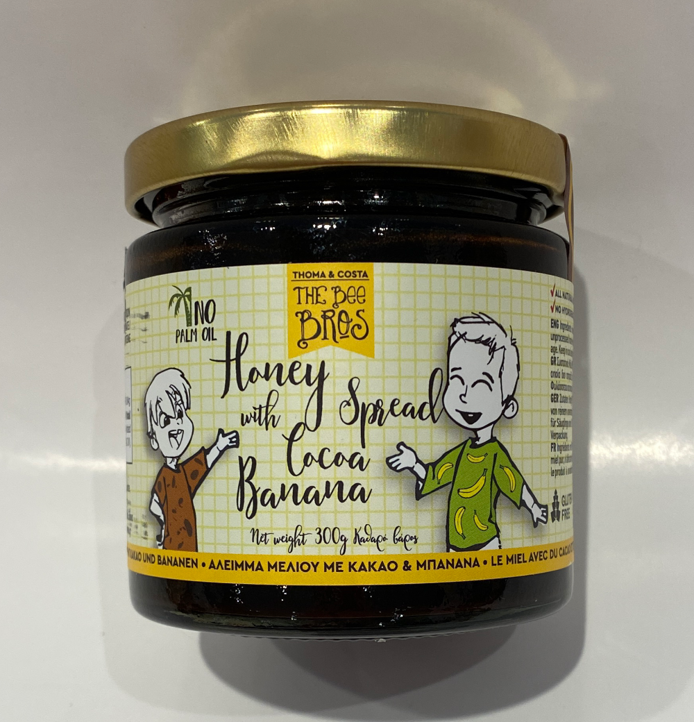 The Bee Bros - Honey Spread - With Coca & Banana - 10.6 oz