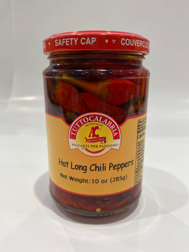 Tuttocalabria -  Hot Long Chili Peppers - 10 oz