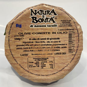 Natura E Bonta` - Olive Condite In Olio - 19.4 oz