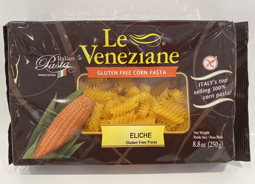Le Veneziane - Eliche Corn Pasta (Gluten Free) - 8.8 oz