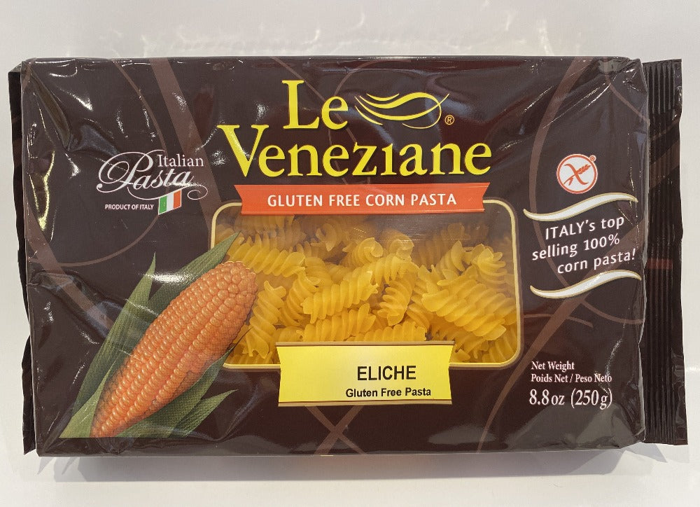 Le Veneziane - Eliche Corn Pasta (Gluten Free) - 8.8 oz