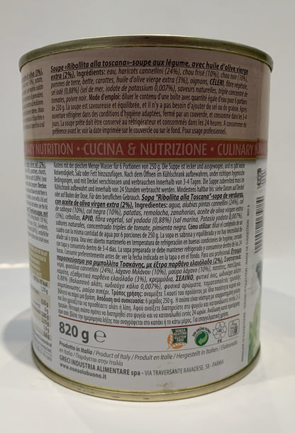 Greci - Ribollita alla Toscana - 820g (28.9 oz)