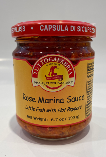 Tuttocalabria - Rose Marina Sauce Little Fish With Hot Peppers - 6.7 oz