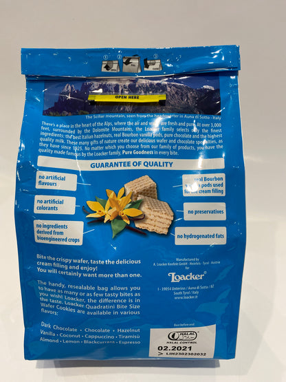 Loacker - Quadratini Vanilla Wafers - 250g (8.82oz)