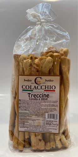 Colacchio - Treccine Cipolla e Olive - 14.11 oz