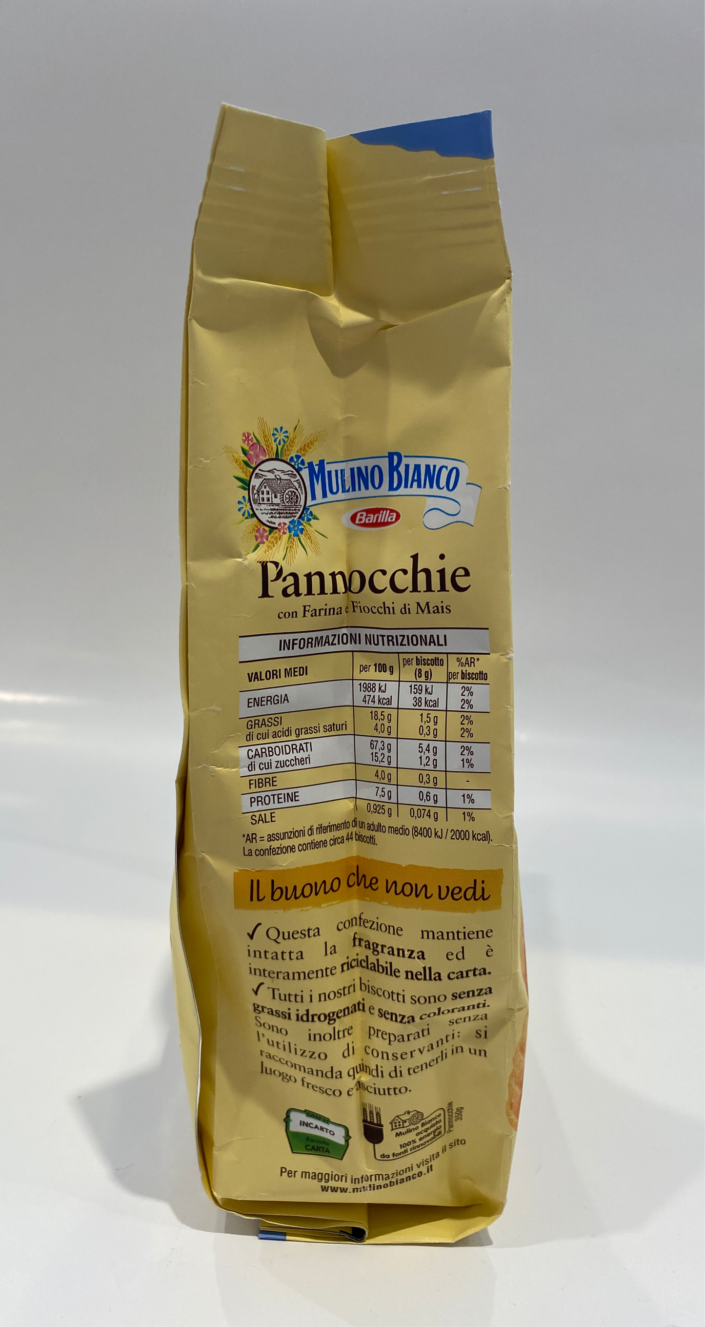 Mulino Bianco - Pannocchie - Farina e Fiocchi di Mais - 350g (12.3 oz)