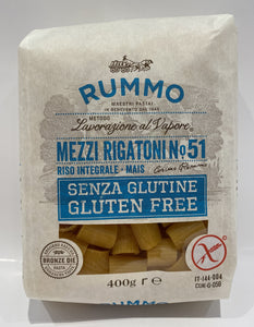 Rummo - Mezzi Rigatoni # 51 - Pasta - 400g (14.10 oz) (Gluten Free)