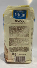 Dececco - Semola Di Grano Duro Semolina Flour Rimacinata - 1Kg (2.2Lb)