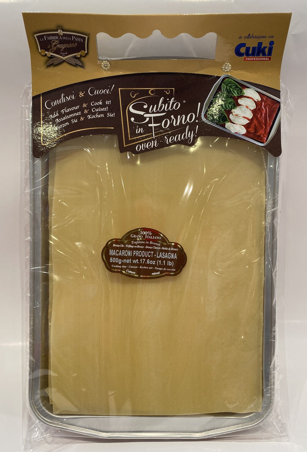 La Fabbrica Della Pasta Di Gragnano - Lasagna (Oven Ready) - 17.6 oz