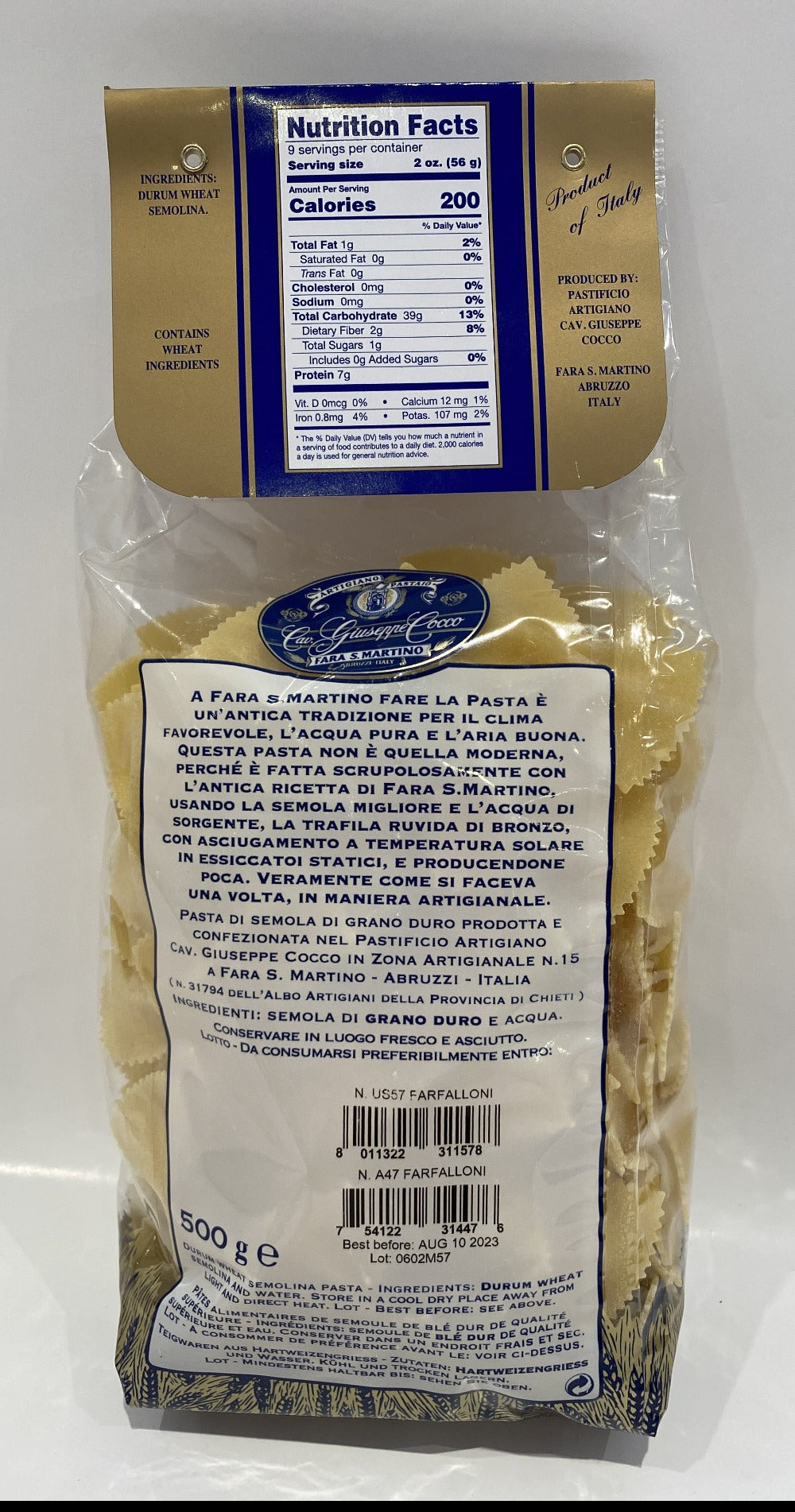 Giuseppe Cocco - Farfalloni - 500g (17.6 oz)