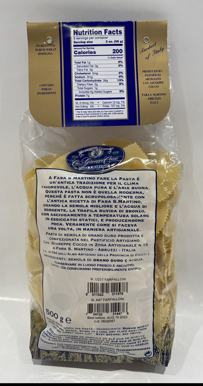 Giuseppe Cocco - Farfalloni - 500g (17.6 oz)