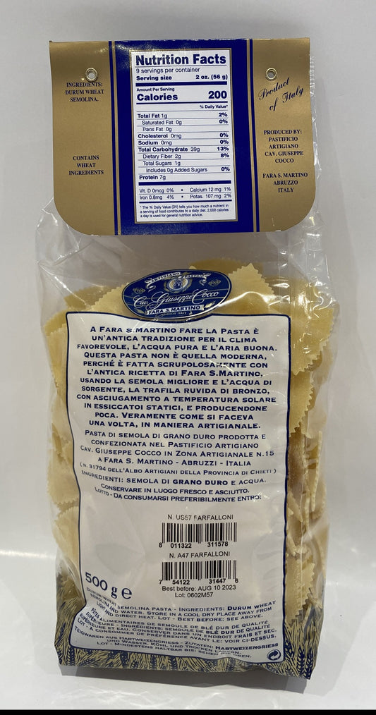 Giuseppe Cocco - Farfalloni - 500g (17.6 oz)